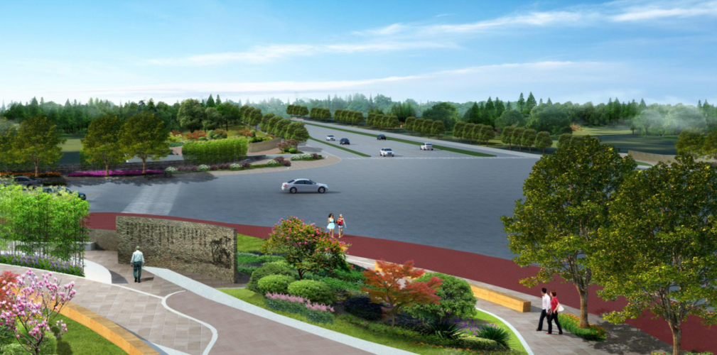 2016园冶杯专业奖参赛项目:怀远县s307道路园林景观工程设计